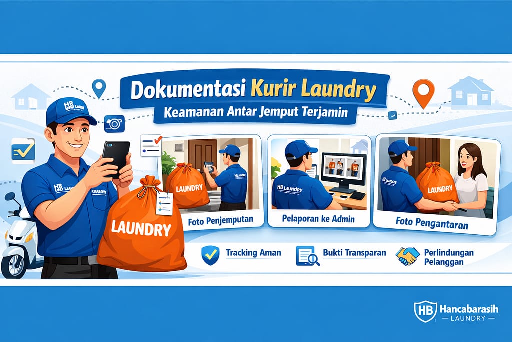 Dokumentasi Kurir Laundry Keamanan Antar Jemput Terjamin