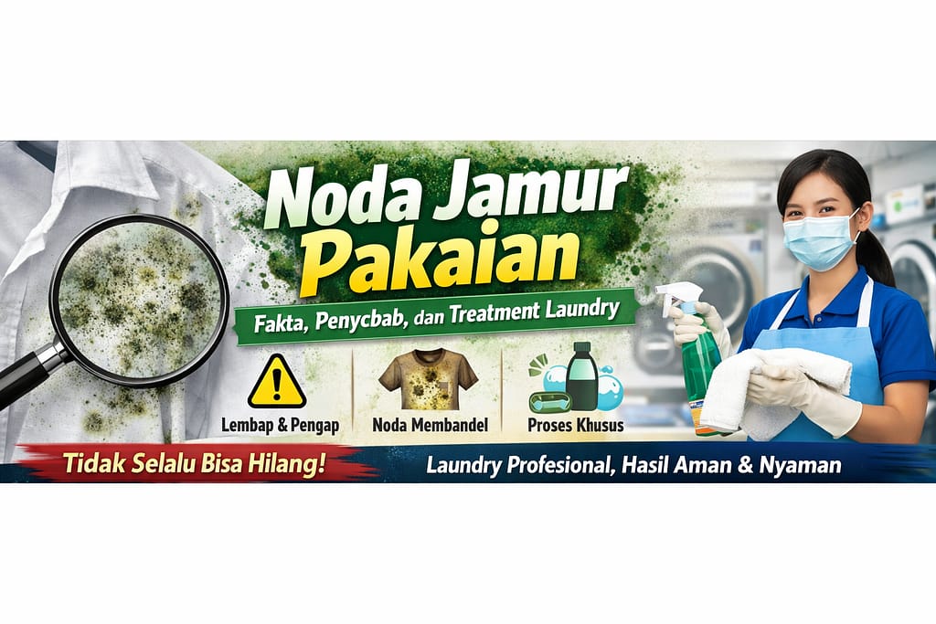 Noda Jamur Pakaian Fakta, Penyebab, dan Treatment Laundry