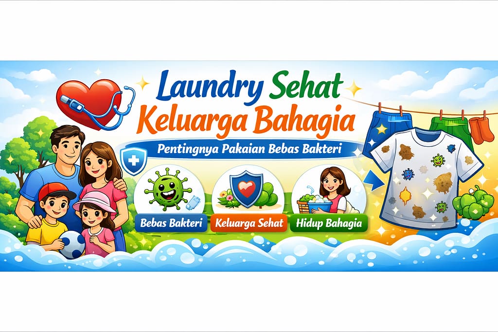 Laundry Sehat Keluarga Bahagia Pentingnya Pakaian Bebas Bakteri