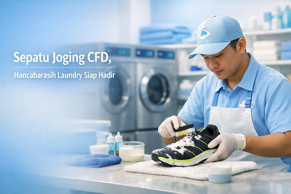 Sepatu Joging CFD, Hancabarasih Laundry Siap Hadir