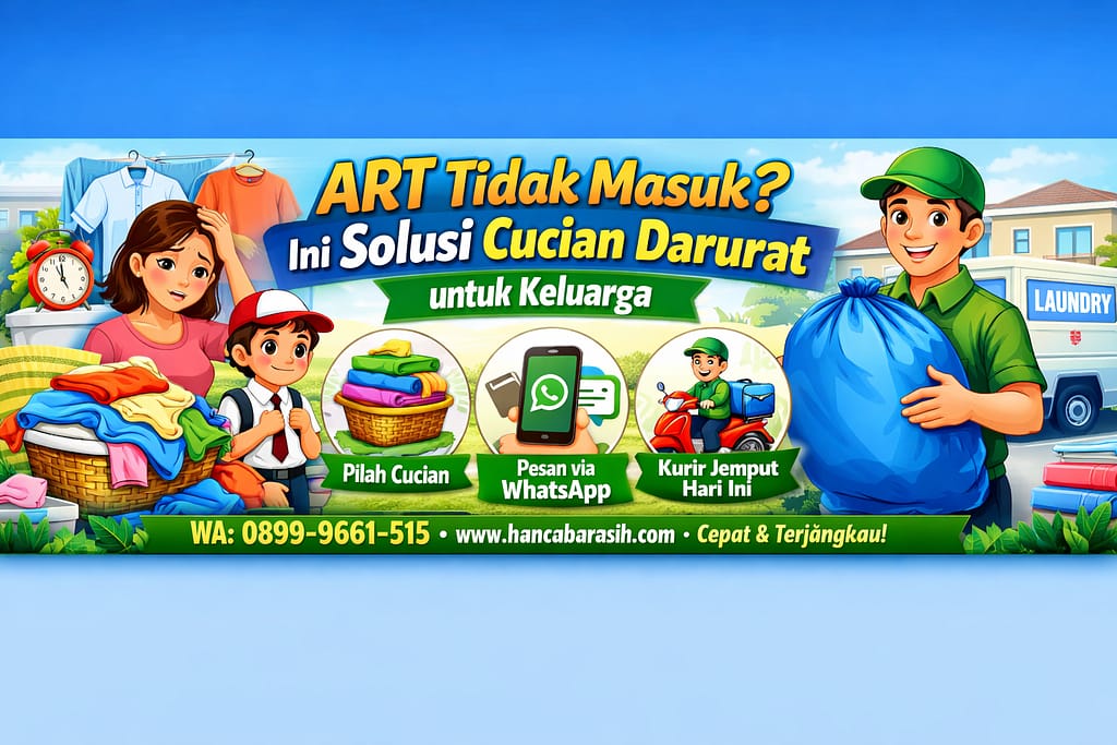 ART Tidak Masuk Ini Solusi Cucian Darurat untuk Keluarga