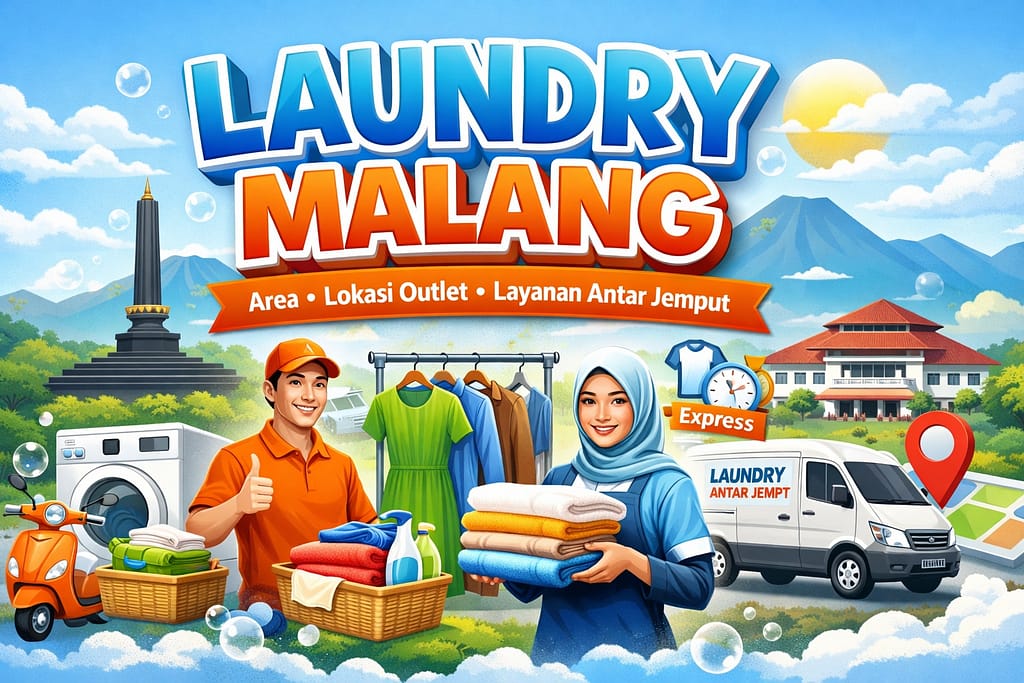 Laundry Malang Panduan Area, Lokasi Outlet, dan Layanan Antar Jemput
