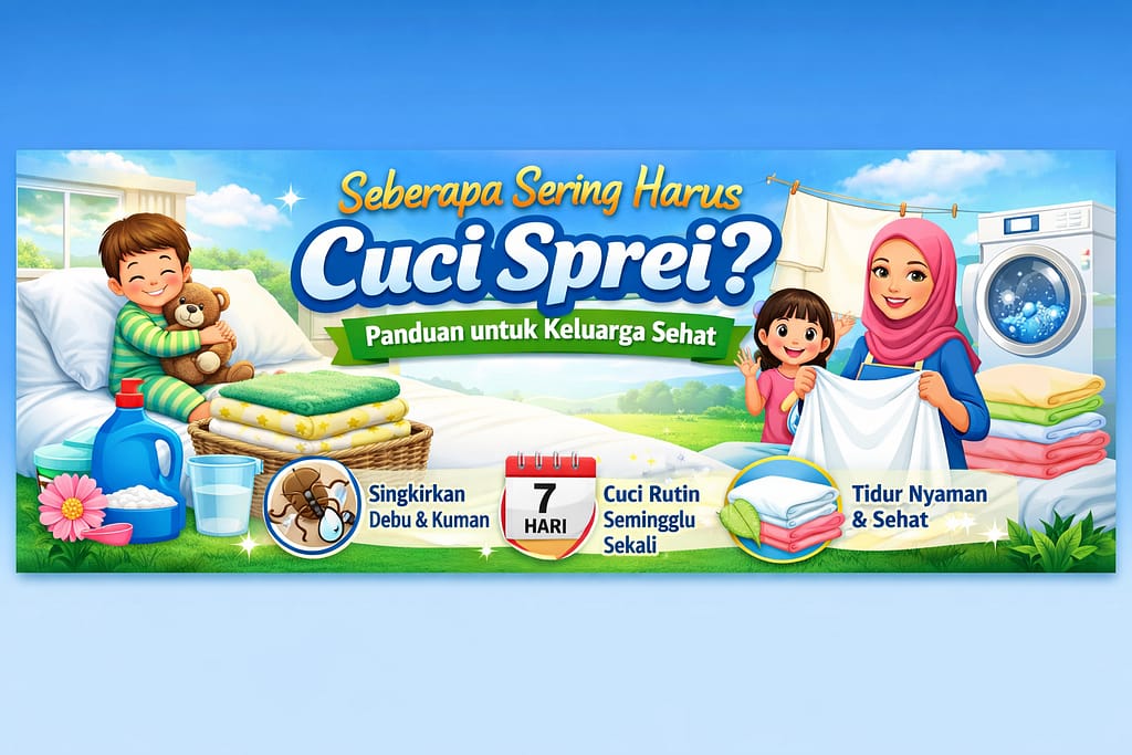 Seberapa Sering Harus Cuci Sprei Panduan untuk Keluarga Sehat