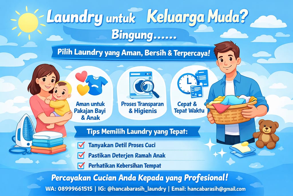 Tips Memilih Laundry Terbaik untuk Keluarga Muda