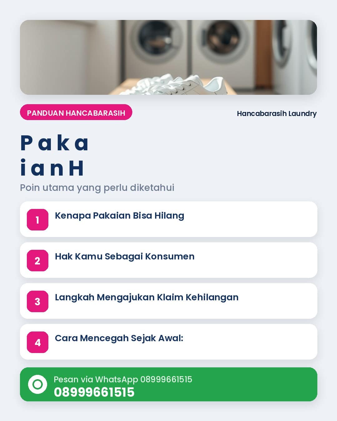 Pakaian Hilang di Laundry: Hak Konsumen & Cara Mencegah
