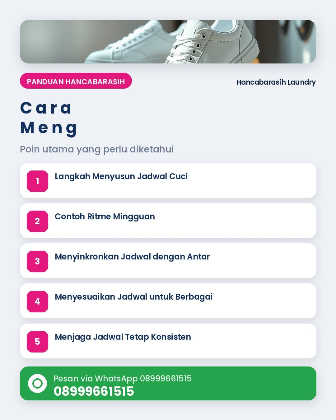 Cara Mengatur Jadwal Cuci Mudah untuk Pekerja Sibuk