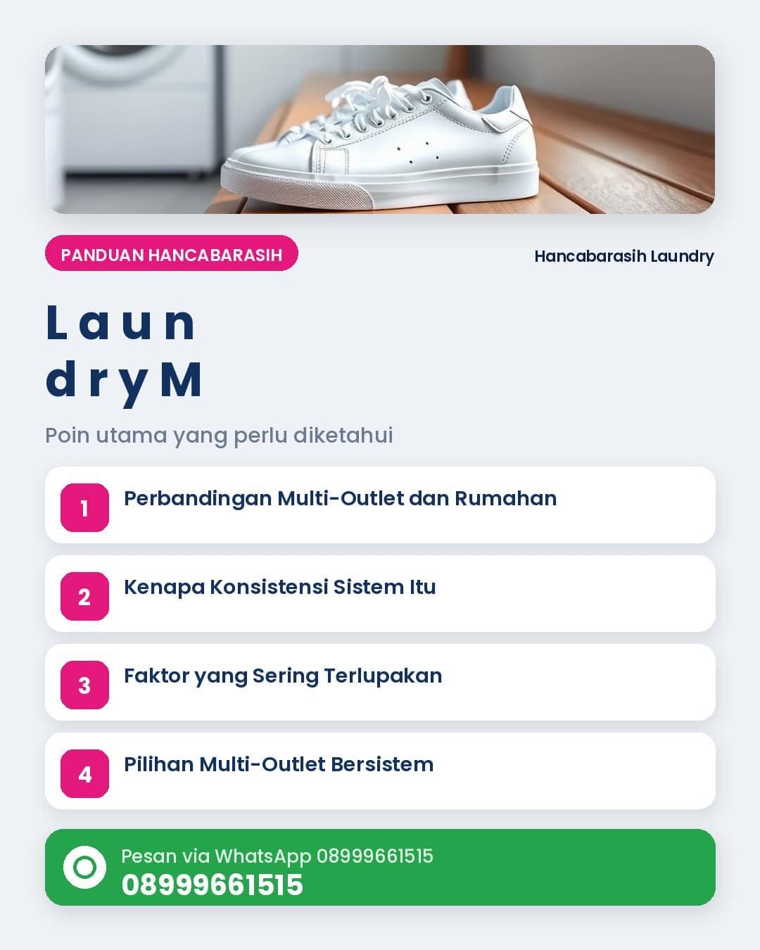 Laundry Multi-Outlet vs Rumahan di Malang: Apa Bedanya