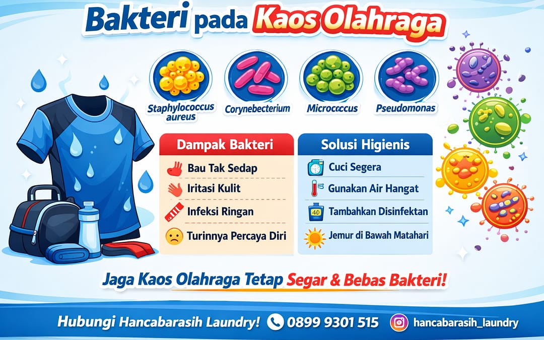Bakteri pada Kaos Olahraga