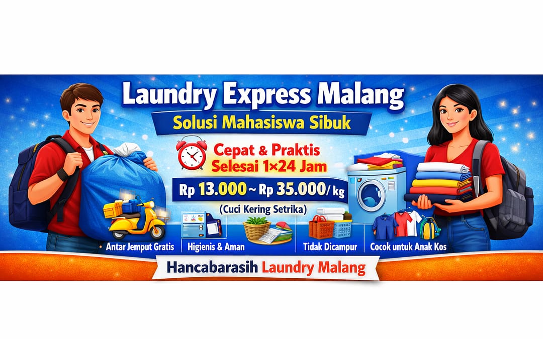 Laundry Express Malang Solusi Mahasiswa Sibuk