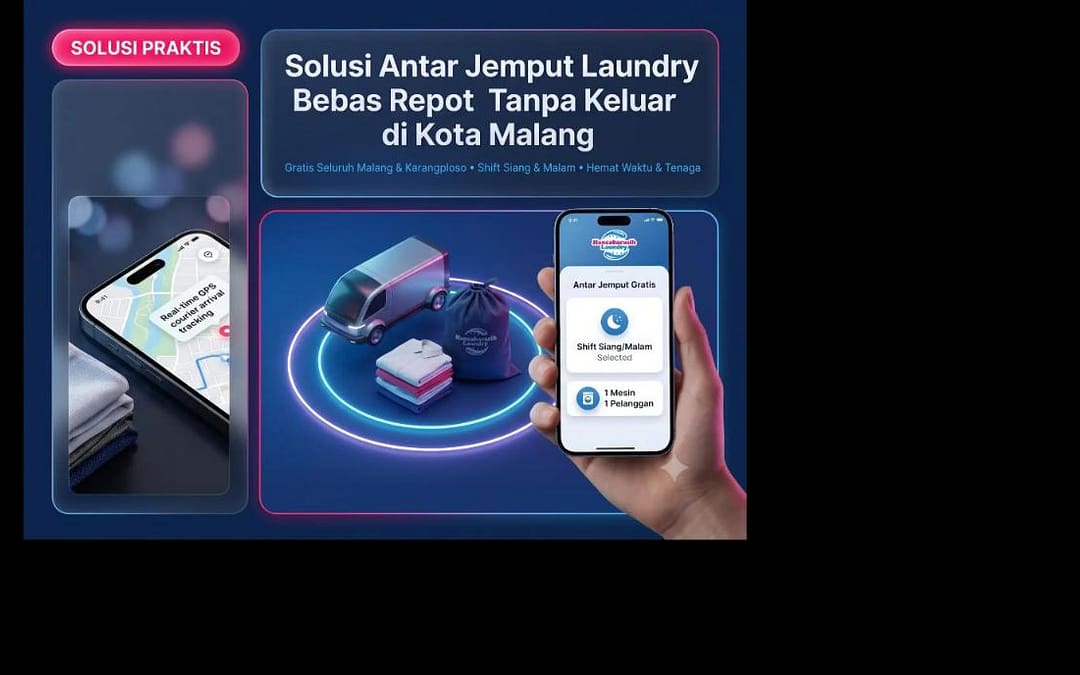 layanan antar jemput laundry menjadi kebutuhan di Malang - Hancabarasih Laundry