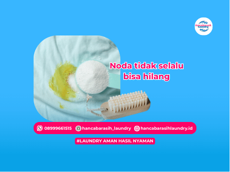 Noda Tidak Hilang Total di Laundry Hancabarasih