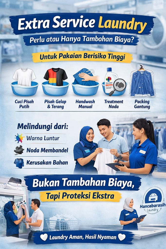 Extra Service Laundry Itu Perlu atau Hanya Tambahan Biaya