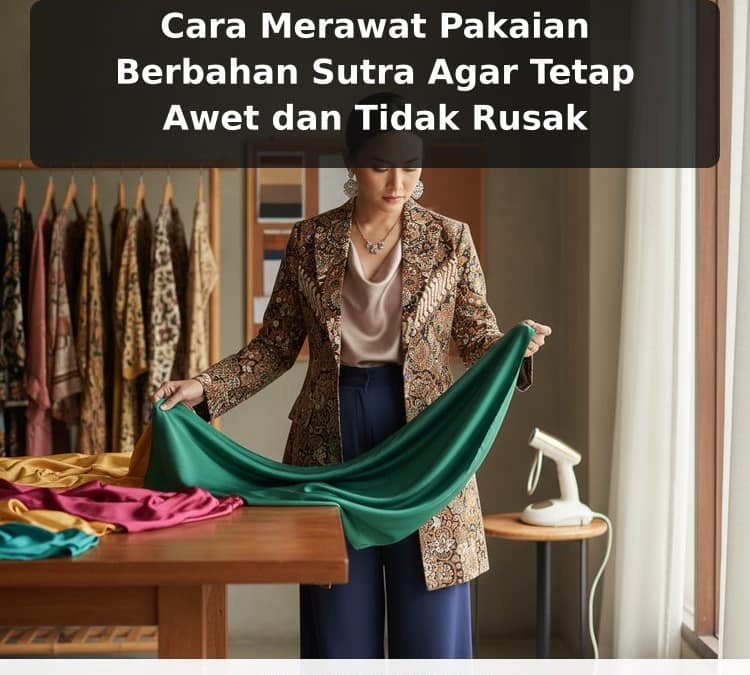 cara merawat sutra agar tetap awet Hancabarasih