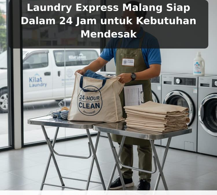 Laundry Express Malang Siap Dalam 24 Jam untuk Kebutuhan Mendesak
