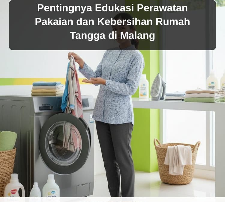 Pentingnya Edukasi Perawatan Pakaian dan Kebersihan Rumah Tangga di Malang