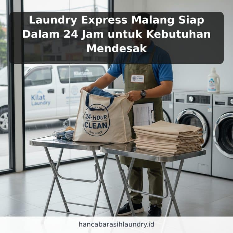 Laundry Express Malang Siap Dalam 24 Jam untuk Kebutuhan Mendesak