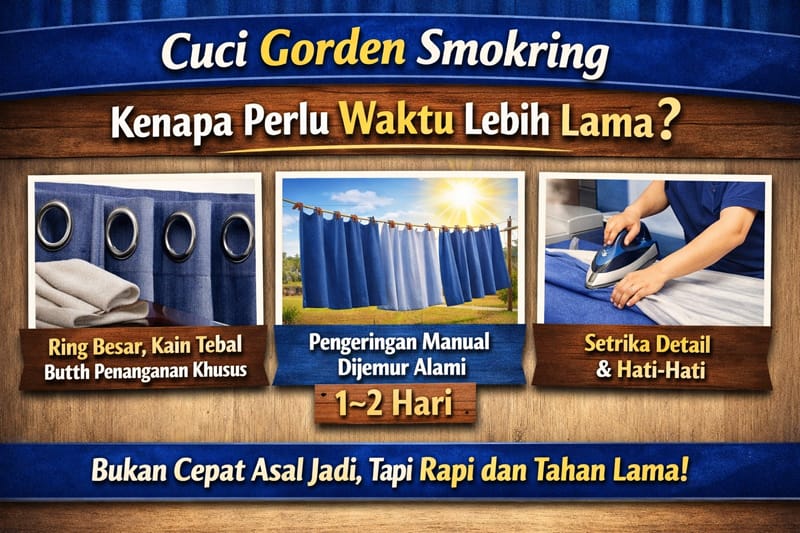 Cuci Gorden Smokring Kenapa Perlu Waktu Lebih Lama
