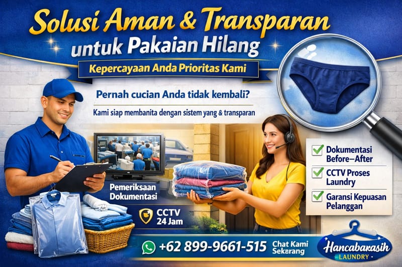 Solusi Aman Dan Transparan untuk Pakaian Hilang
