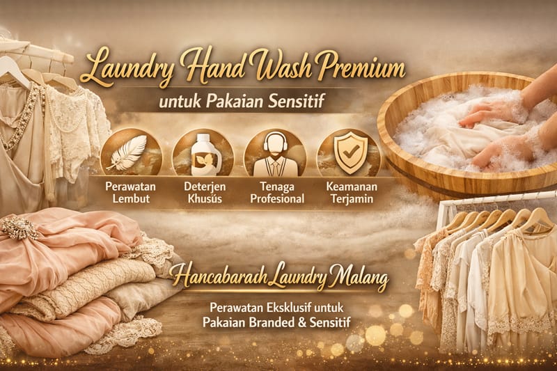 Laundry Hand Wash Premium untuk Pakaian Sensitif