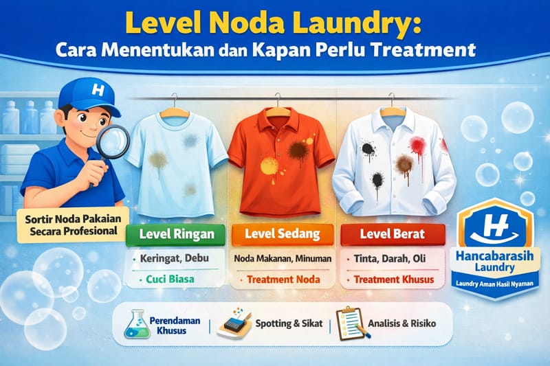 Level Noda Laundry Cara Menentukan Dan Kapan Perlu Treatment