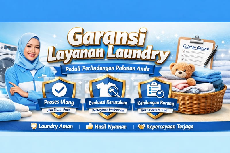Garansi Layanan Laundry Peduli Perlindungan Pakaian Anda