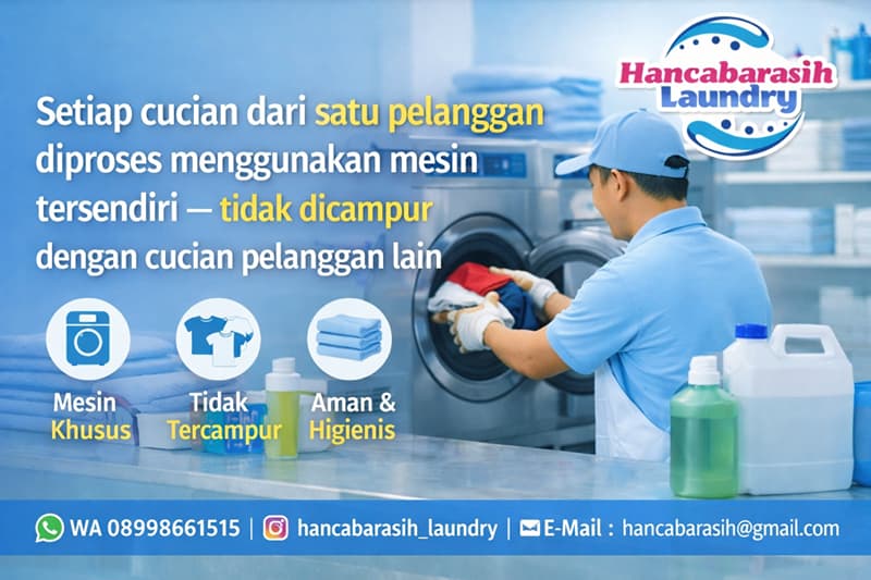 1 Mesin 1 Pelanggan (Tidak Dicampur)