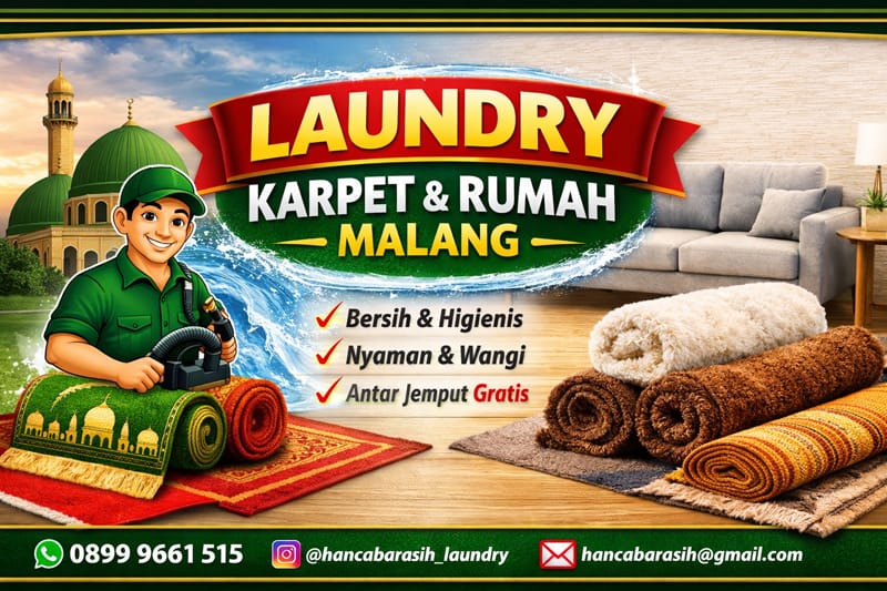 Laundry Karpet Masjid dan Rumah Malang