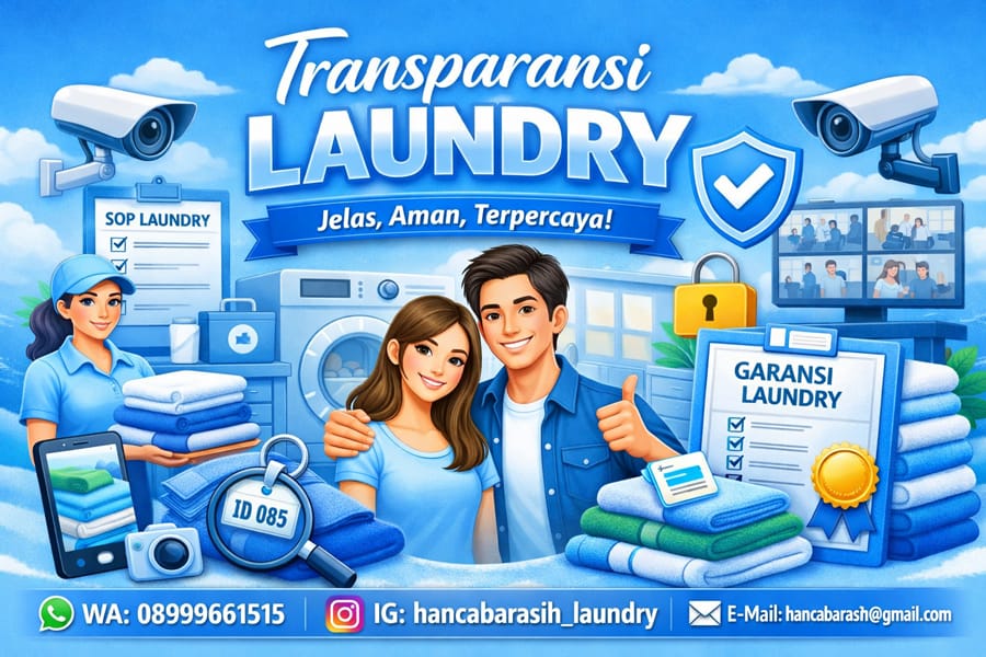 Enam Tahap Proses Laundry yang Seharusnya Transparent