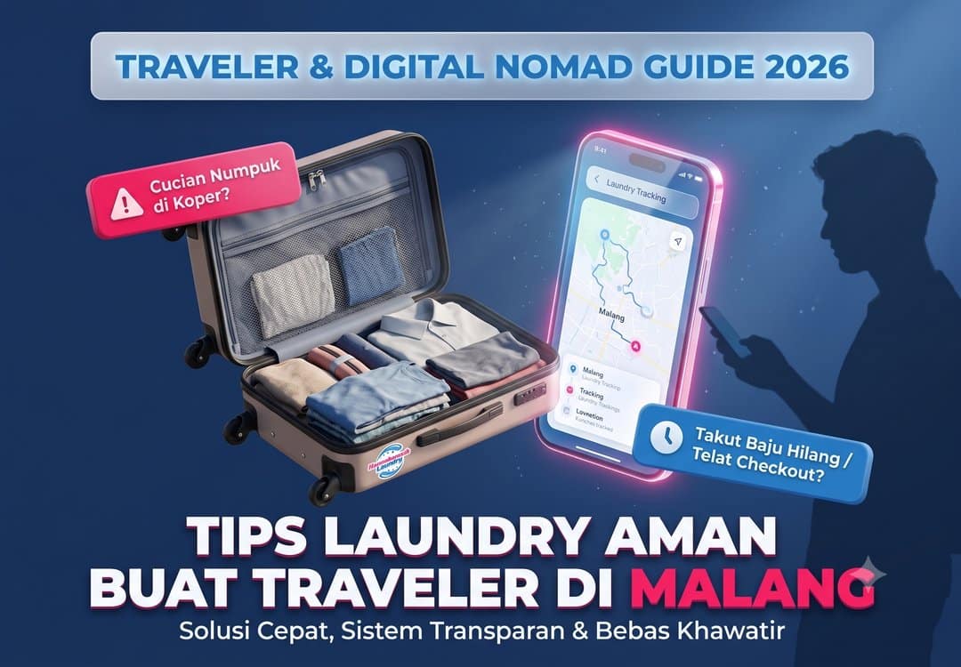 laundry aman untuk traveler di Malang - Hancabarasih Laundry
